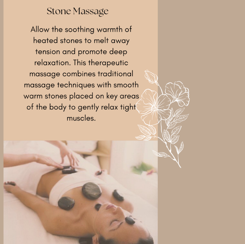Stone Massage 60min at Restorative Massage Spa in Greenwood, IN