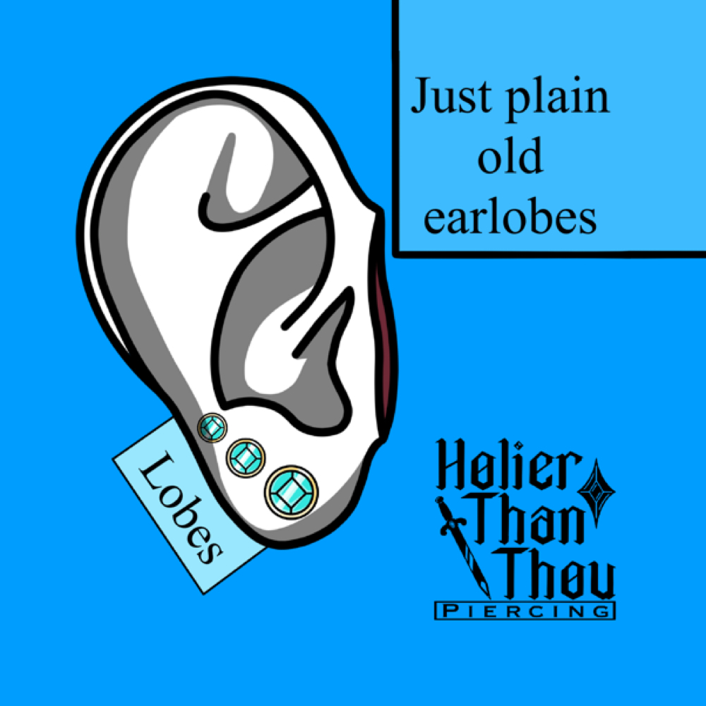 Lobes at Holier Than Thou Piercing in Richfield, WI