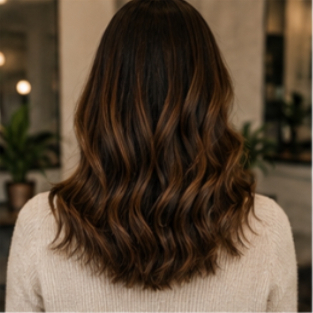 Medium Haircut at Gregory's Salon & Spa LLC in Woodcrest, CA