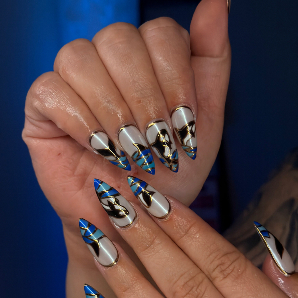 Isolated Chrome at jazz does nails in Bellevue, WA
