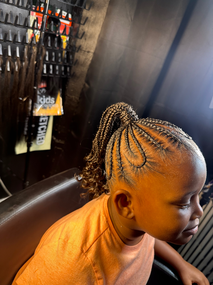 Braided Ponytail (Ages 6-12) at Slay.edinbraids LLC in Belleville, NJ