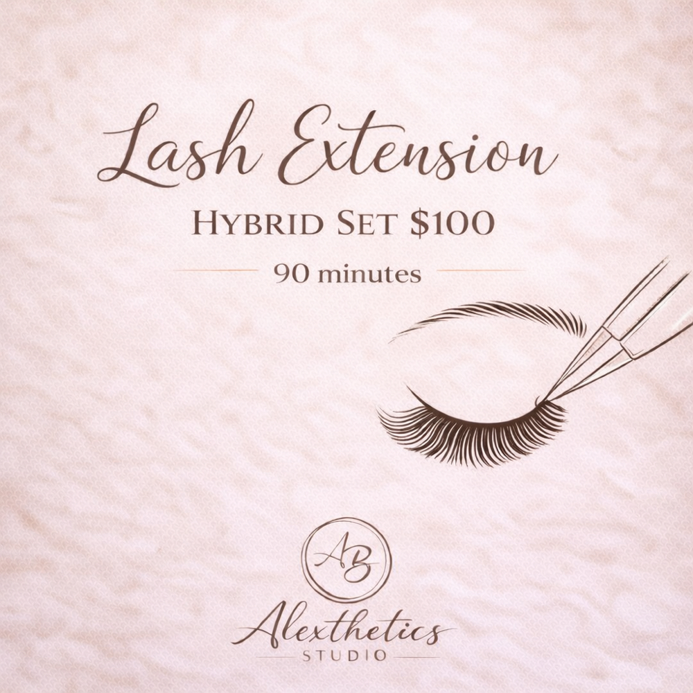 Lash Extension Hybrid Set at Alexthetics Beauty Studio in New York, NY