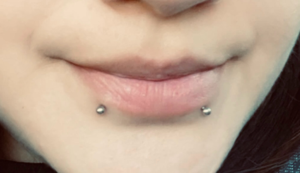 Double Lip Piercings