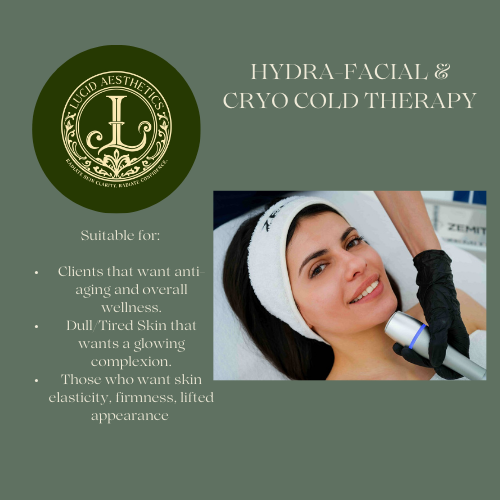 Hydra-Facial Cryo Cold Therapy