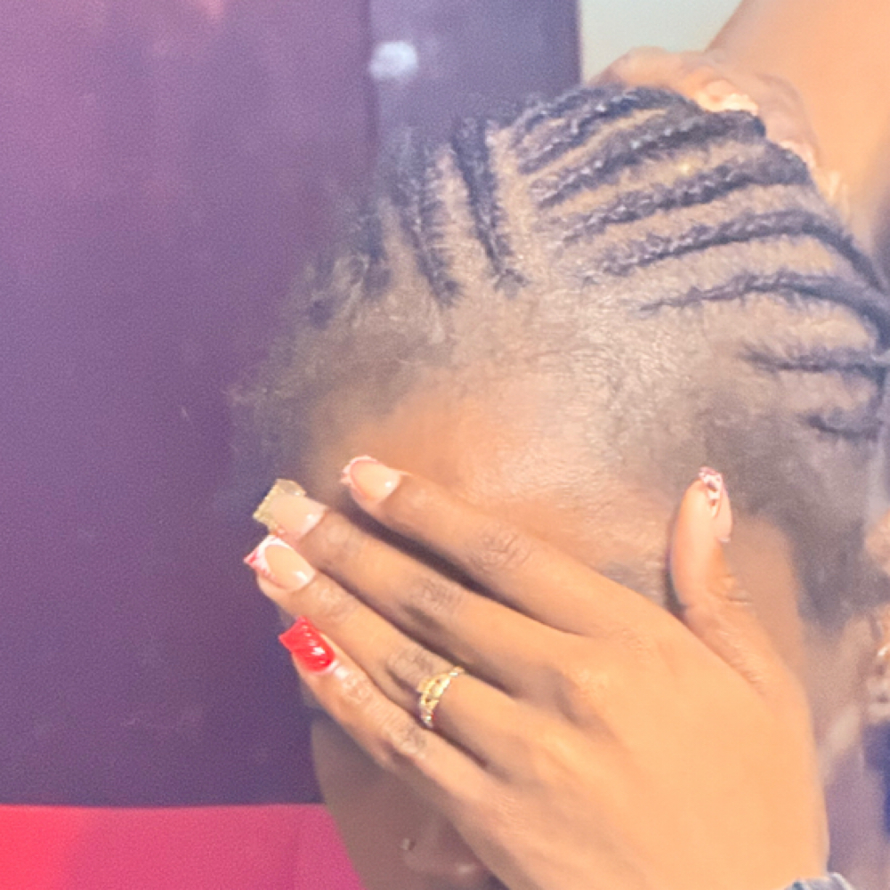 Tribal Braids (Only Front) at Briibehindthechairr in Irvington Nj, NJ