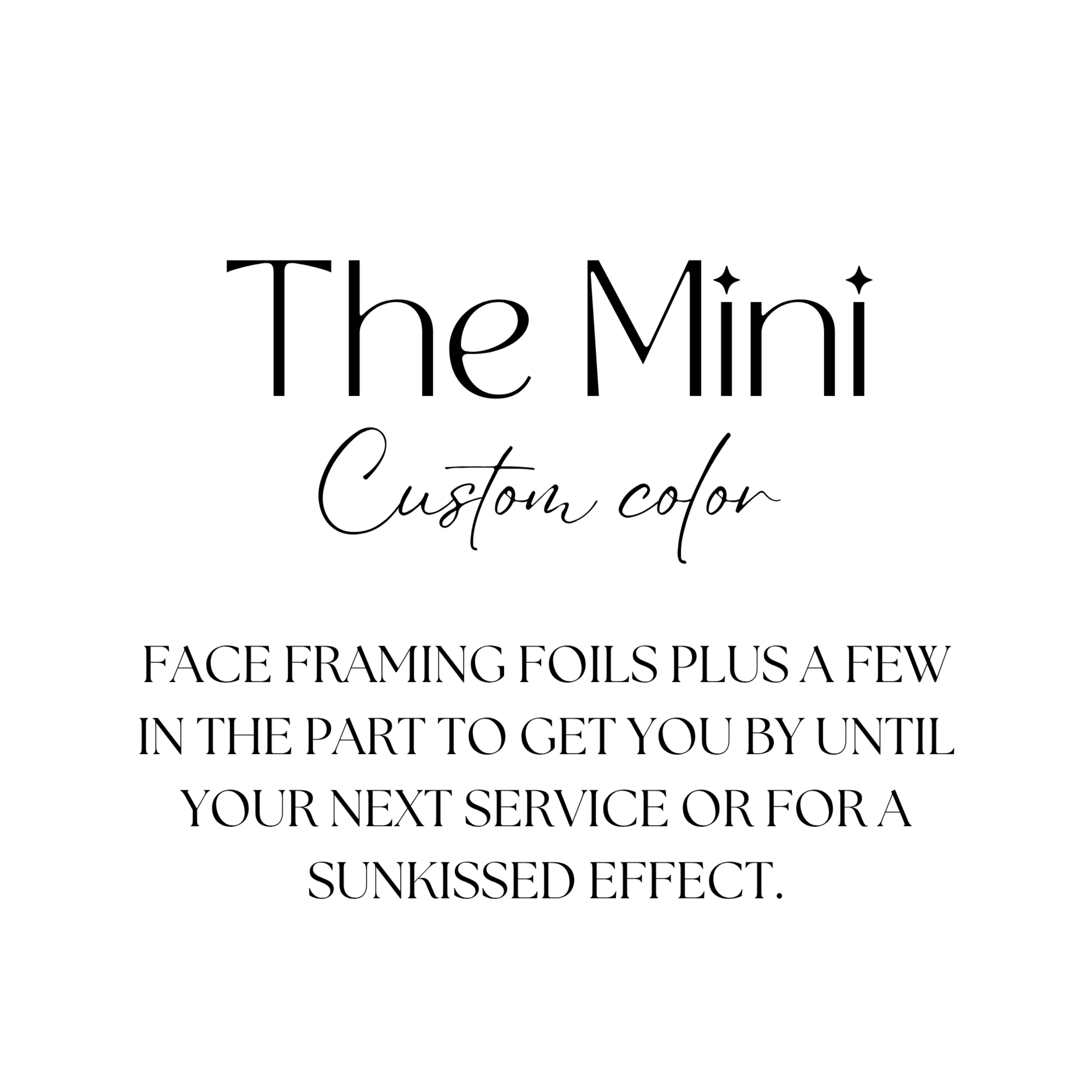 Mini Custom Color at Lovettsville Hair Studio in Lovettsville, VA