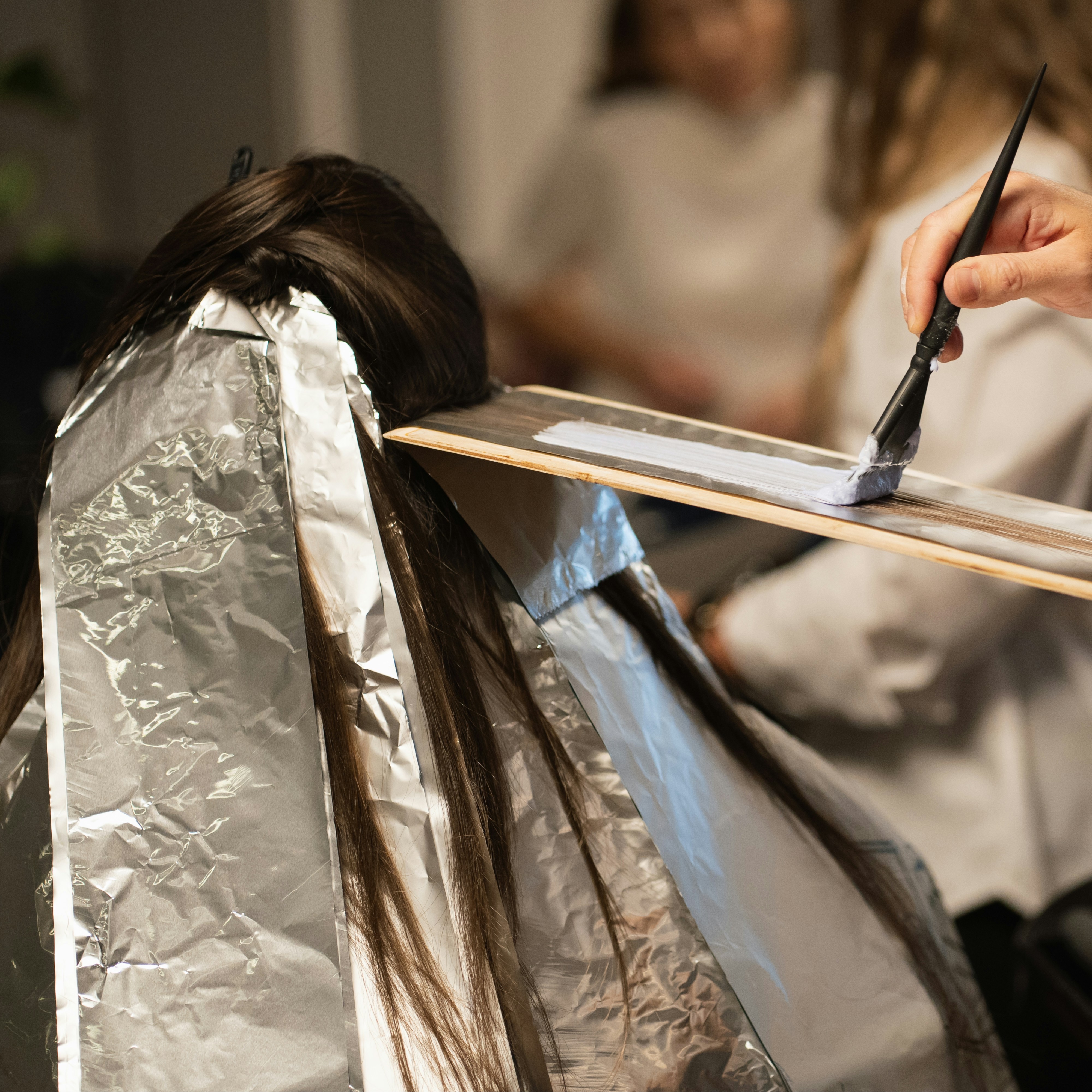 Individual Foils at Honey & Hues Salon Studio in Garner, NC