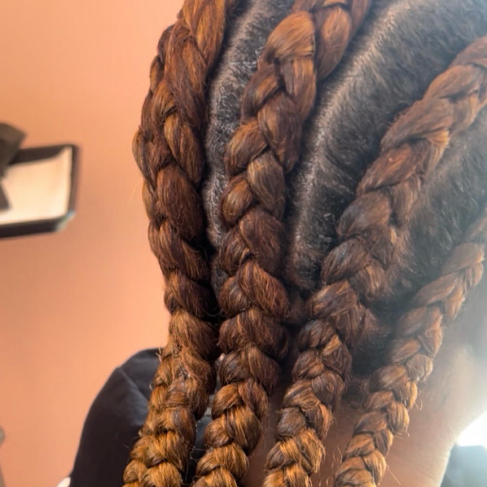 Feed-in Cornrows at Boojie Cartel LLC in Torrance, CA