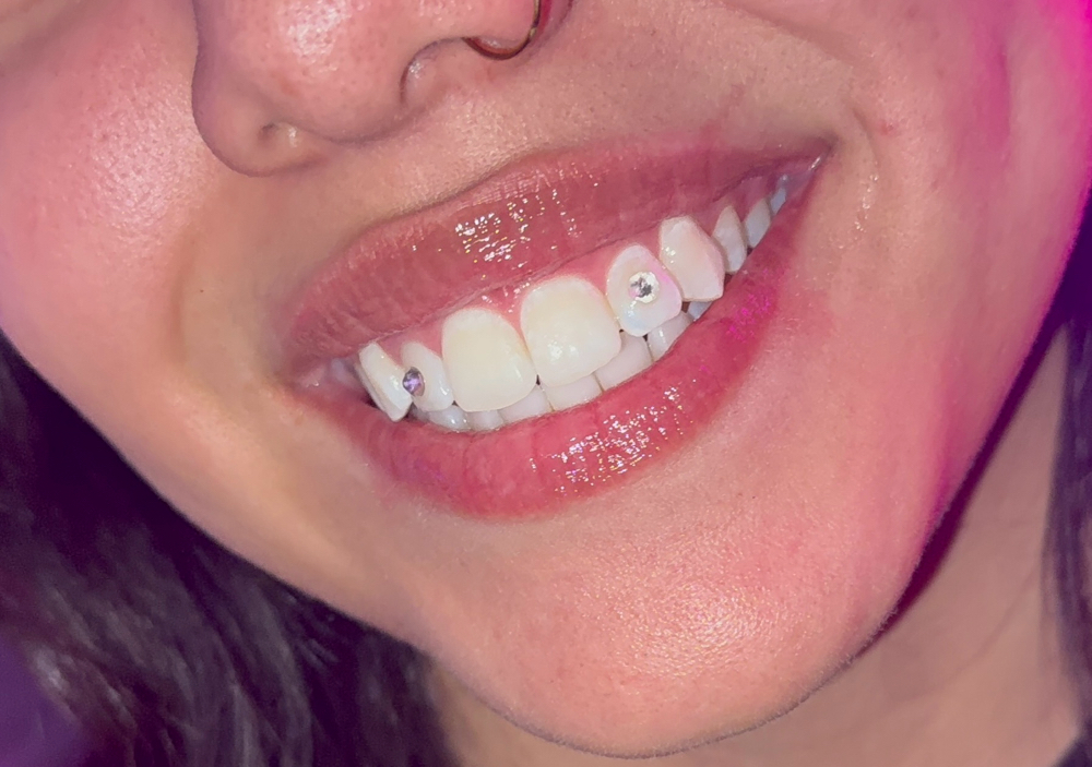 Tooth gems at Nailed By Tori in *, CO