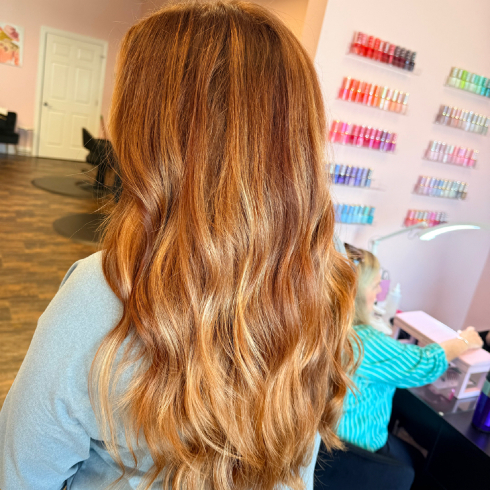 Color & Blowout at Mane Beauty Bar in Englewood, FL
