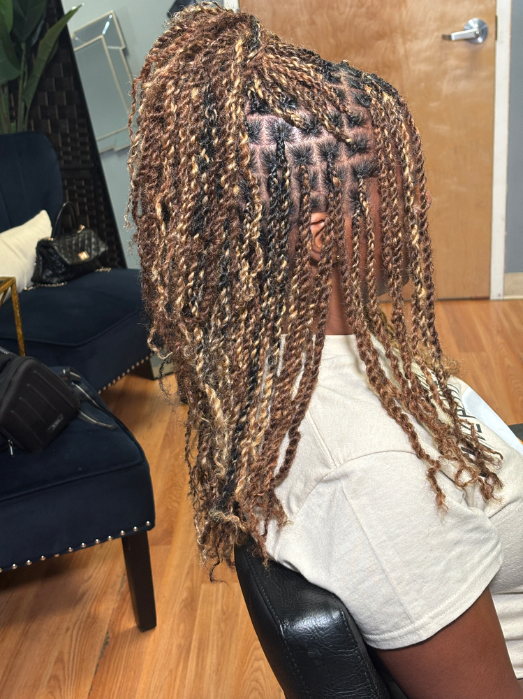 100% Human Hair Mini Twists at JCTouch Salon in Parkville, MD
