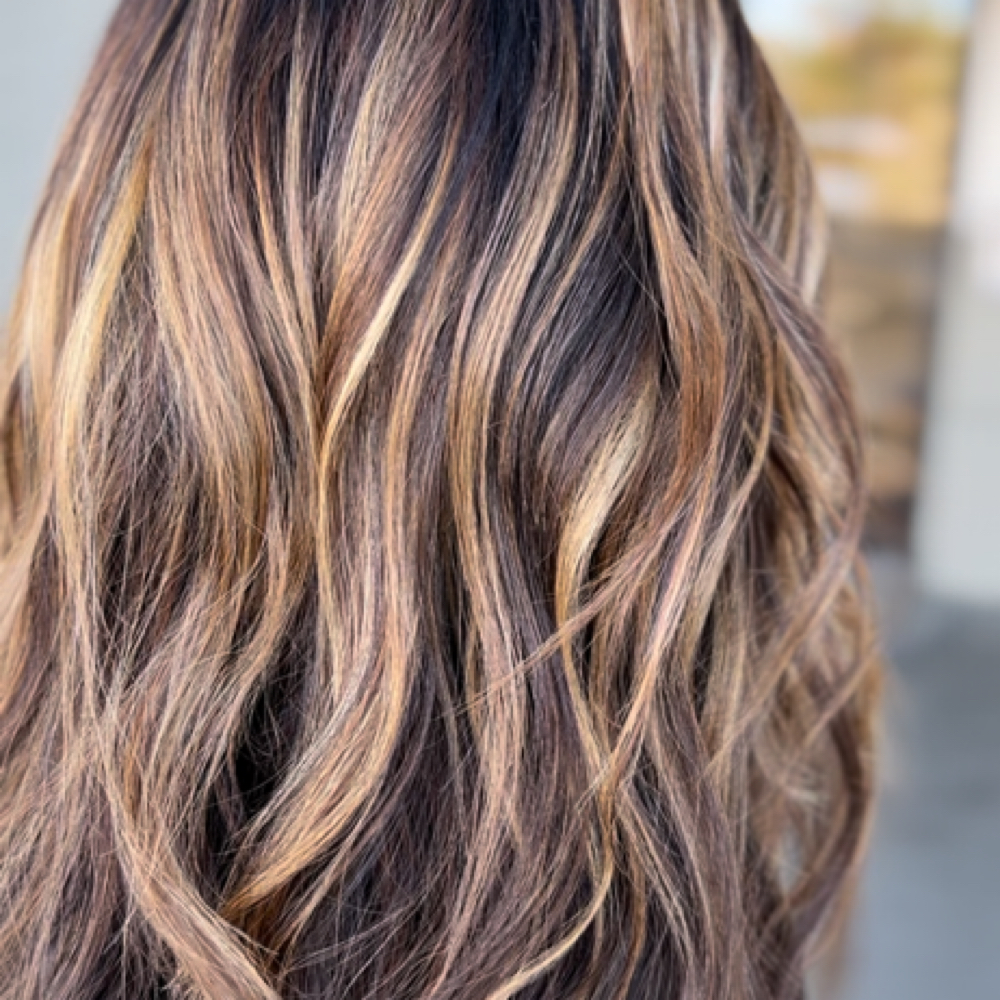 Sunlit Full Highlights / Balayage at HairBySamDiane in Pittsburgh, PA