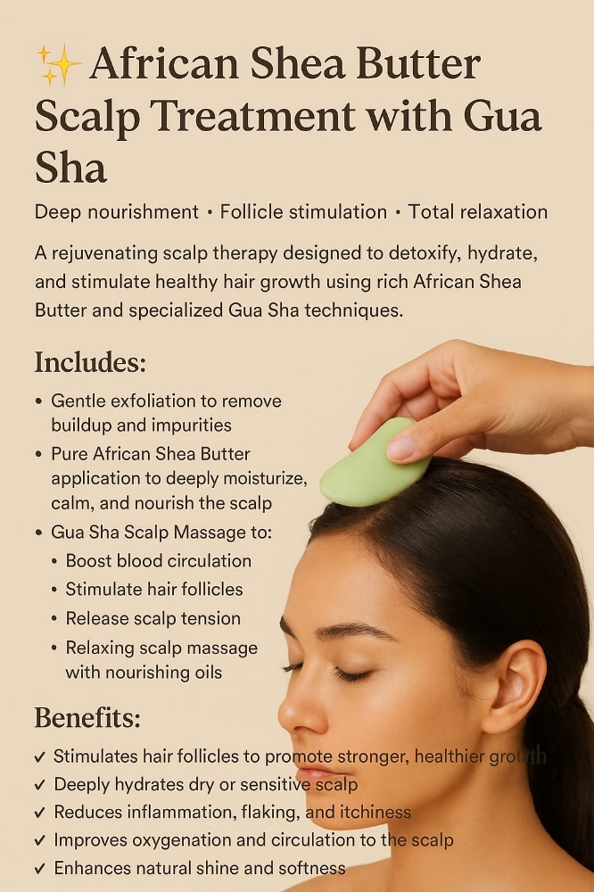 Shea Butter Scalp Massage Plus