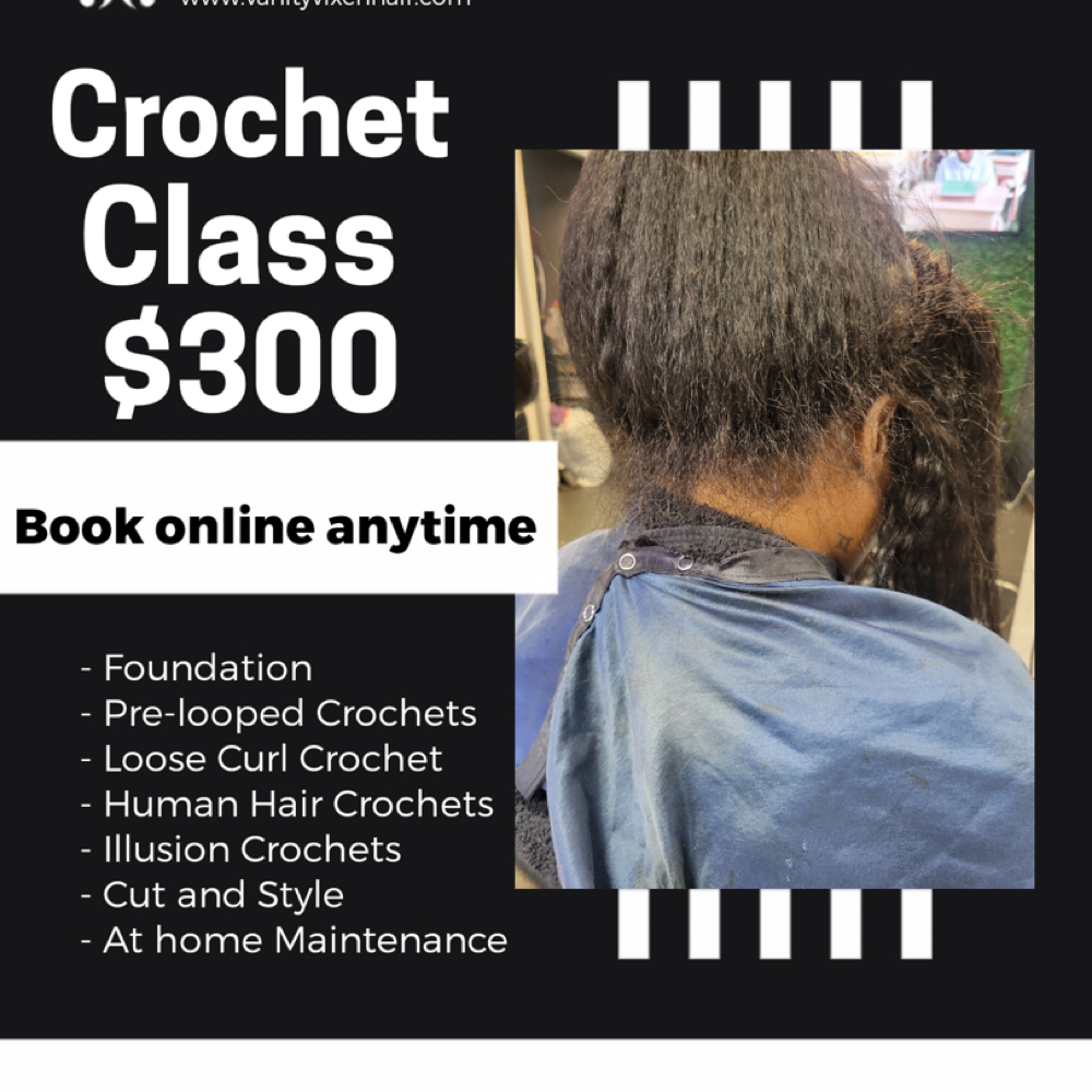 Crochet Class at The Vanity Lounge LLC in Columbus, GA
