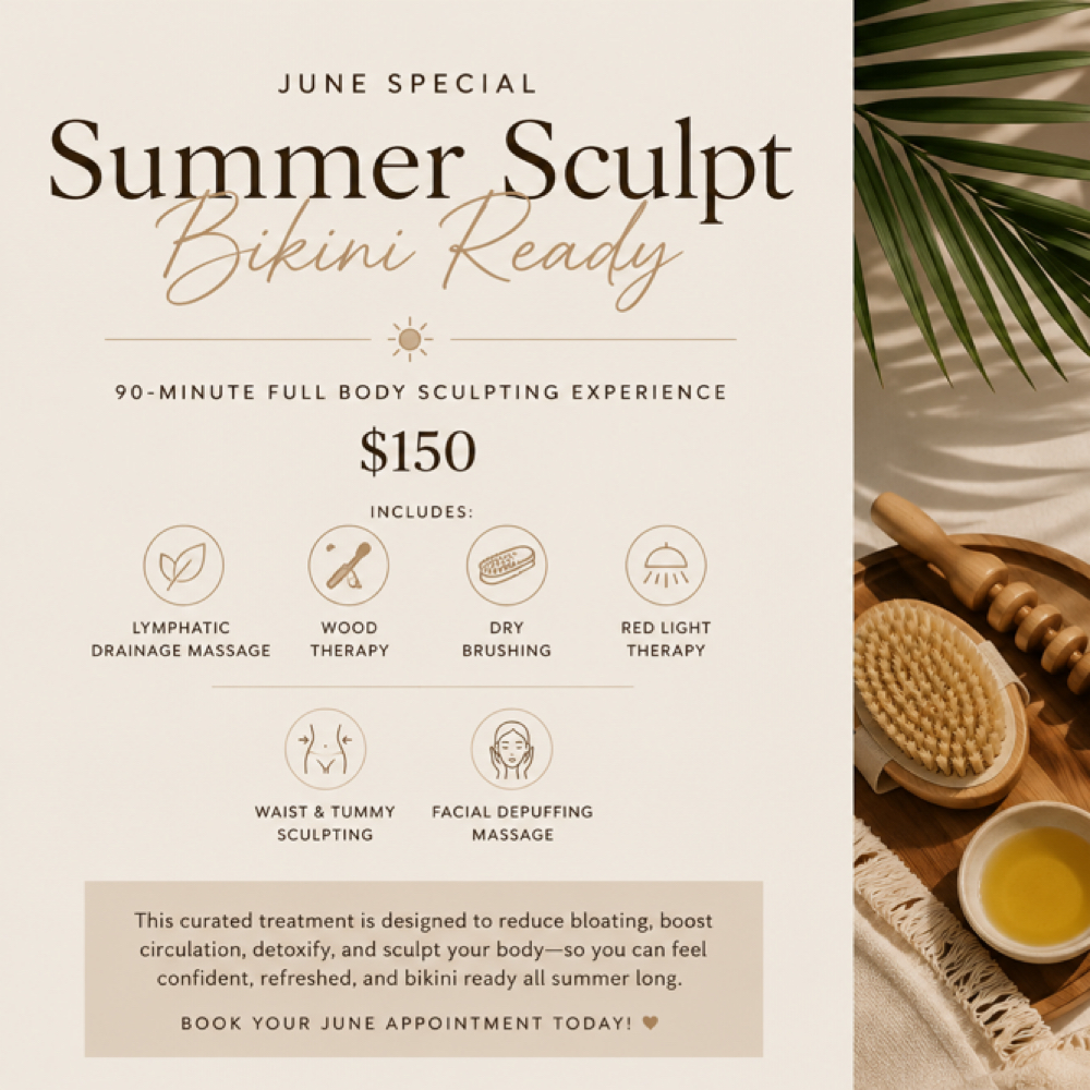 June Prebook Summer Sculpt at Kalm & Glow in Fortmill, SC