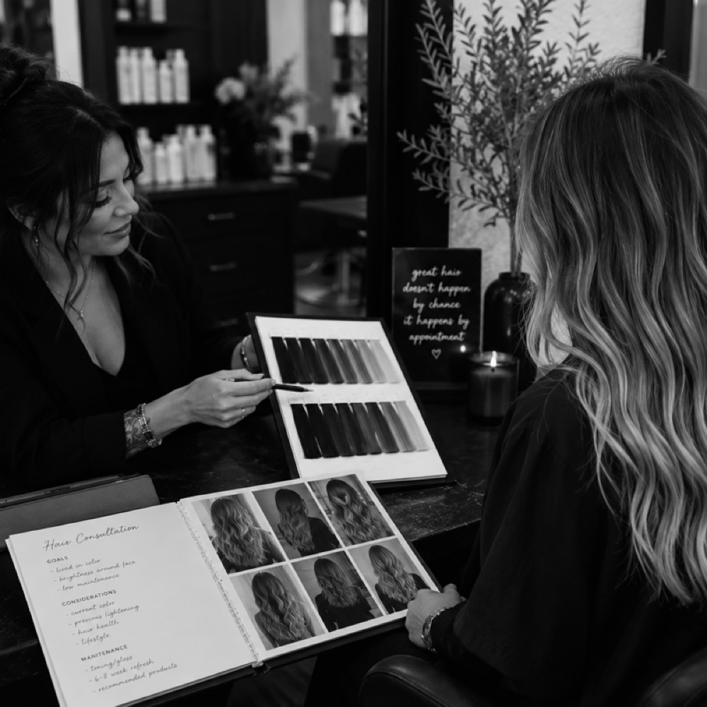Color Consultation at Salon 66 in Murphys, CA