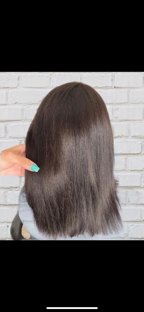 Flat Iron Service with Shampoo,Cut