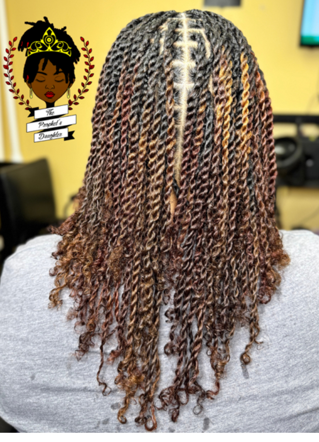 Two Strand Starter locs (8' or longer)