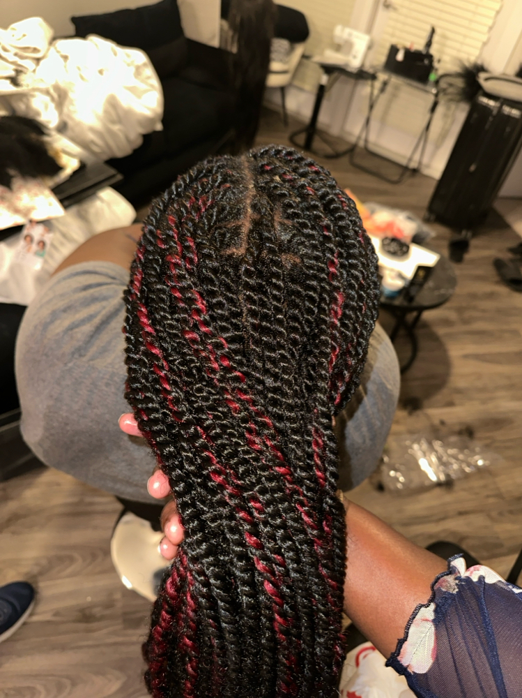 Medium Marley Twists (Mid-Back)