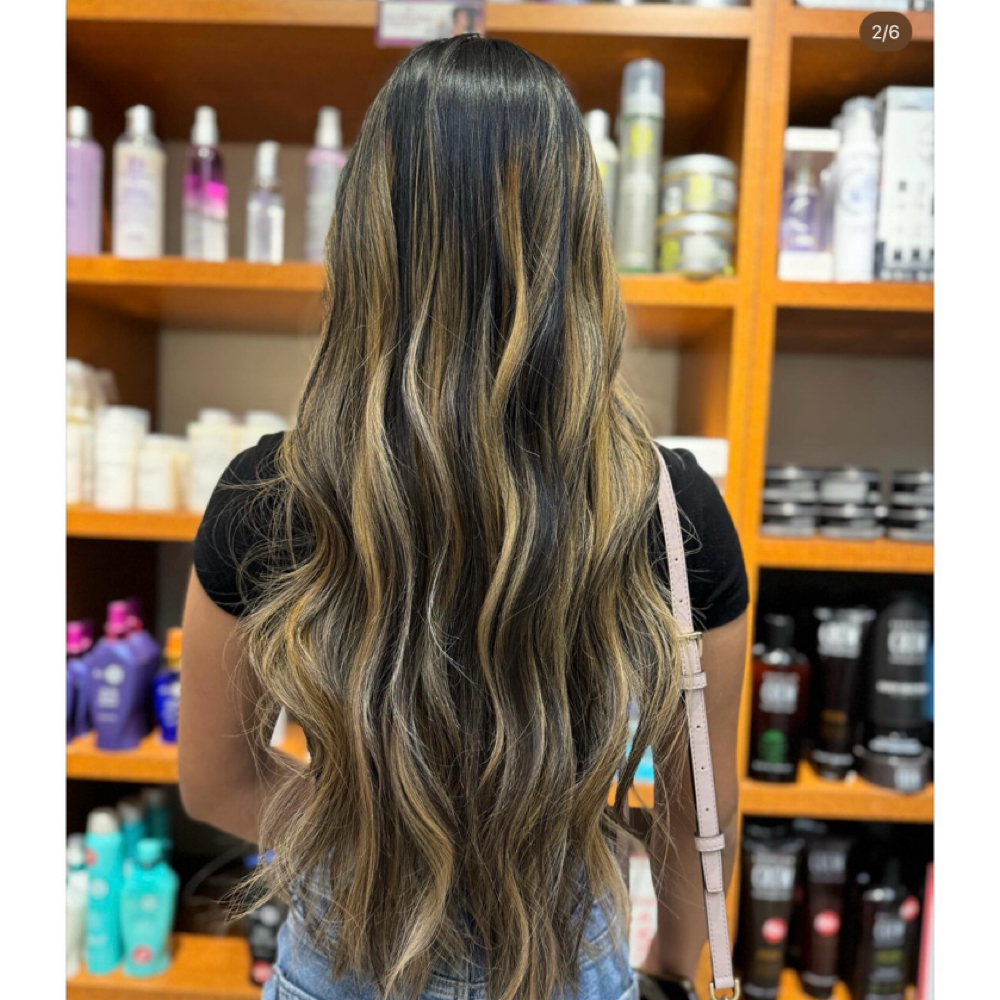 Full Balayage, Long Hair at CosmobyJOY in Davenport, FL
