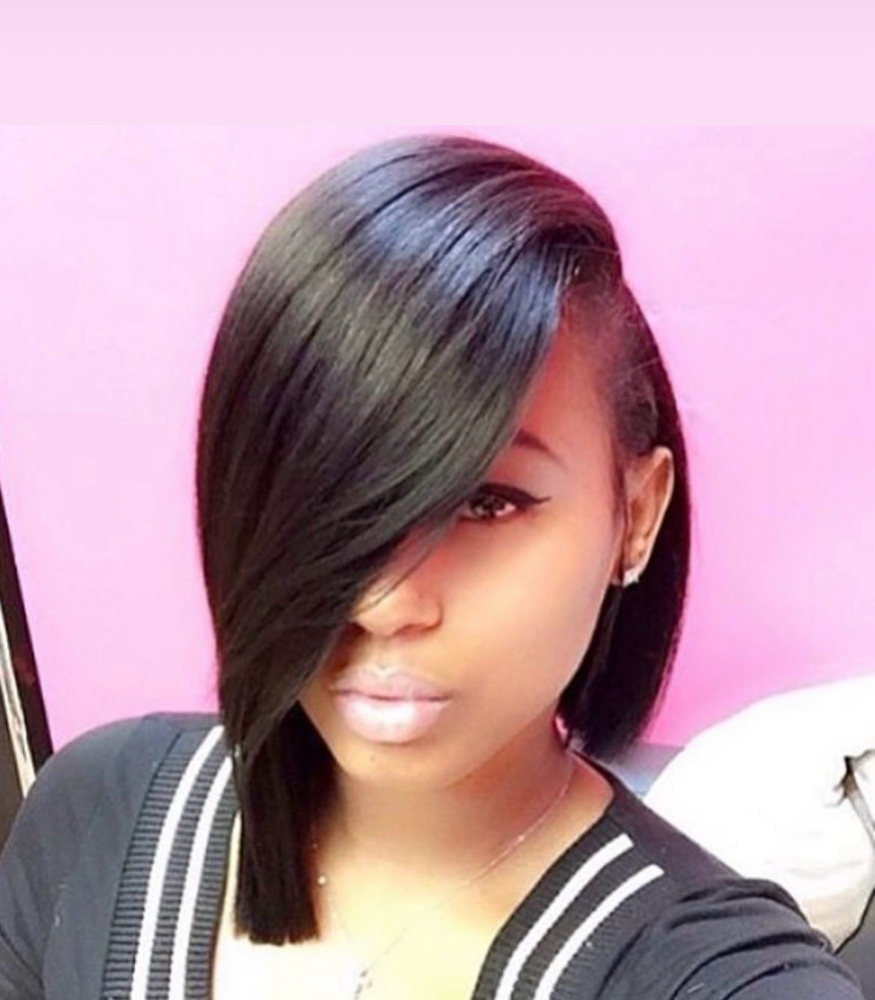 Shampoo Press & Flat Iron/Curl Trim