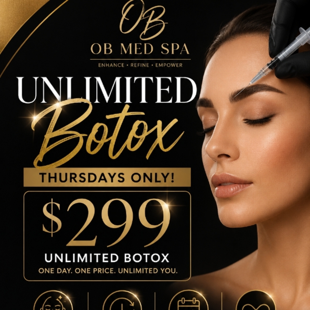 Thursday Botox Promo at Obsession blessed med spa in Moreno Valley, CA