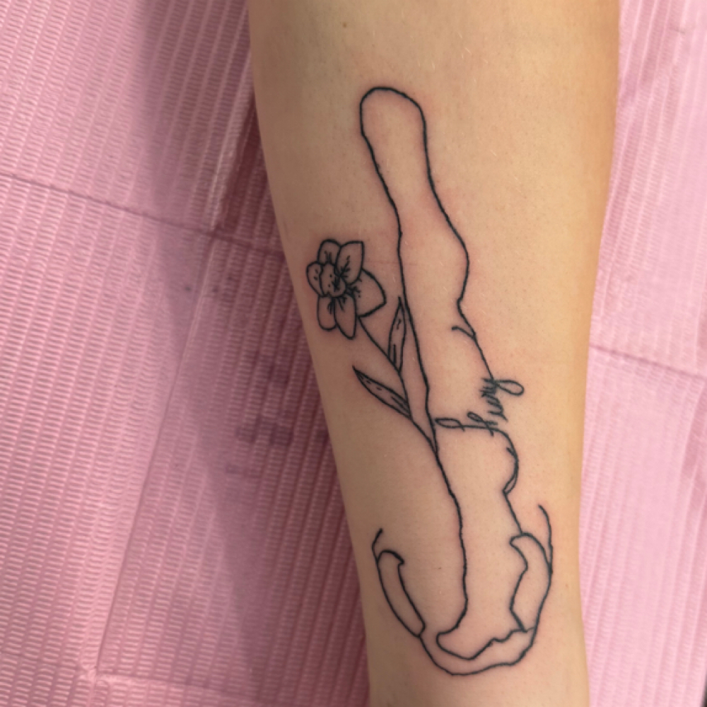 Custom Tattoo-Message Before Bookin at Kouture Esthetics in Princeton, WV