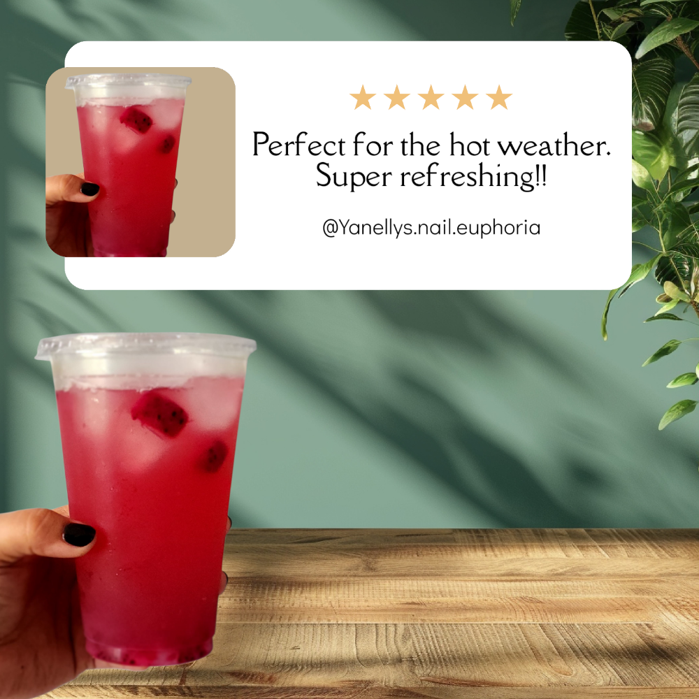 Dragonfruit Lemonade Refresher at Yanellys.nail.euphoria in Wilmington, CA