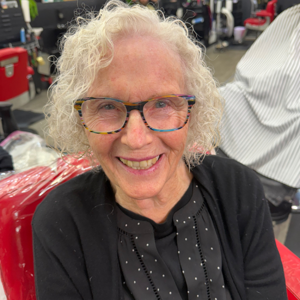 Senior Haircut (BW) at Tailored Barber Co. in Roy, UT