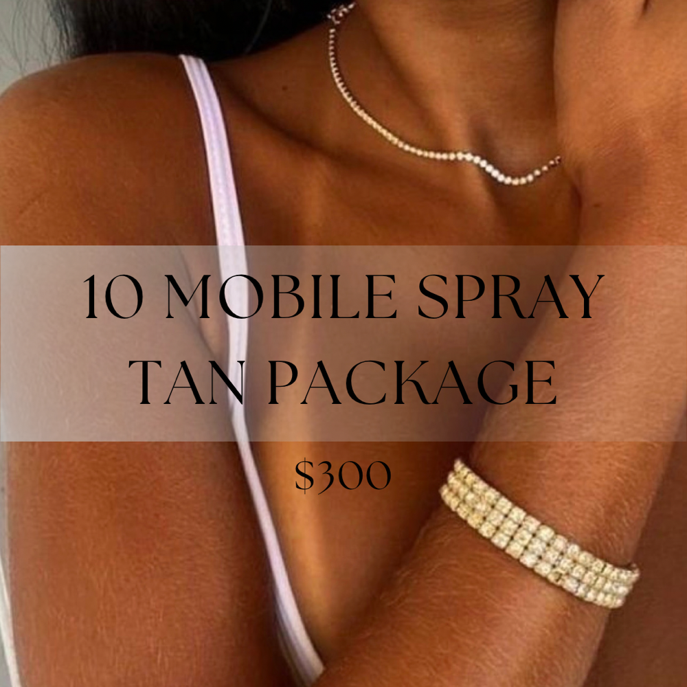 10 Spray Tan Mobile Package