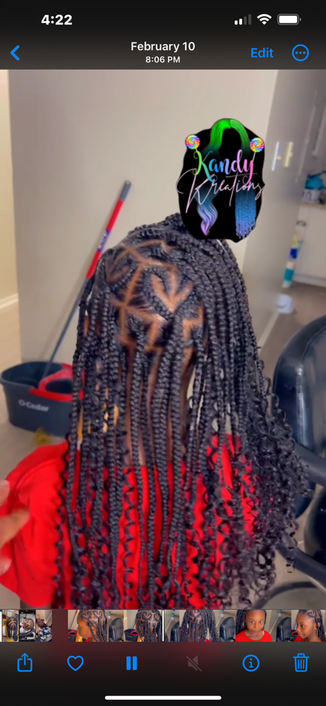 Kids Knotless W| Twist