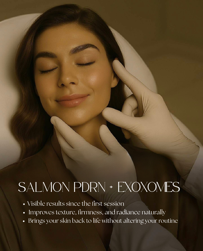 EXOXOMES Microneedling +salmon PDRN