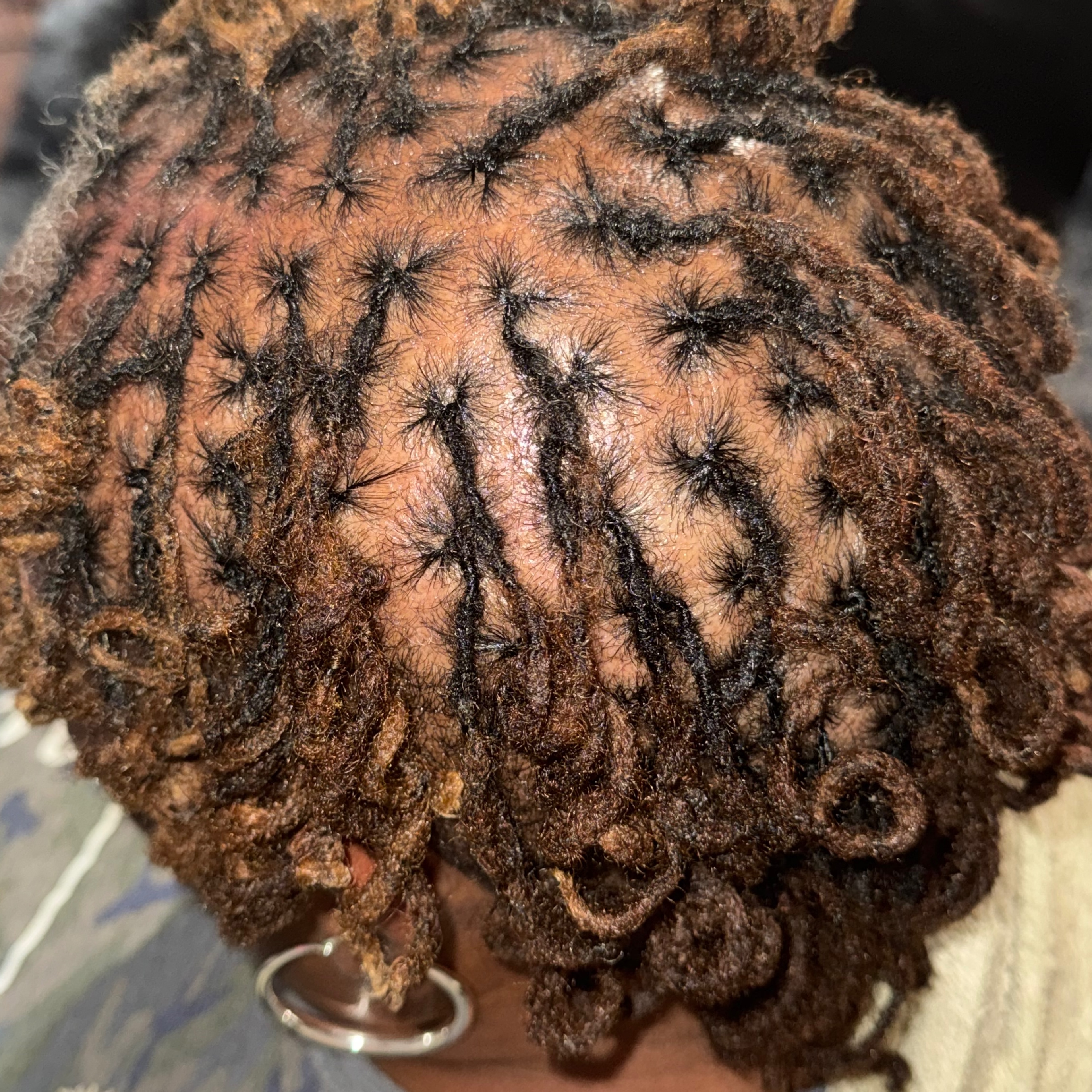 Traditional Loc Tightening at K.K.'s Microloc Studio in Fayetteville, NC