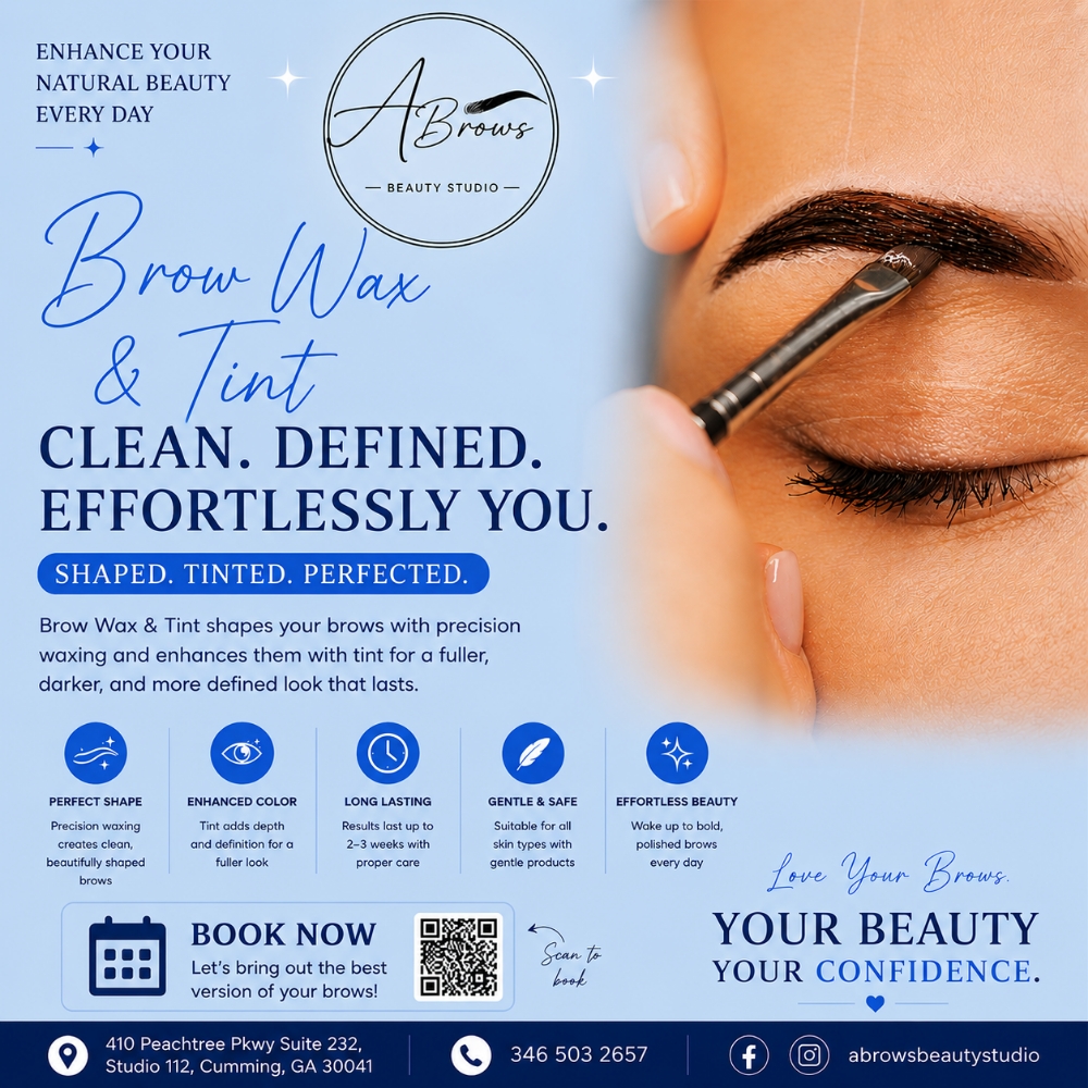 Brow Tinting at Abrows Beauty Studio in Cumming, GA