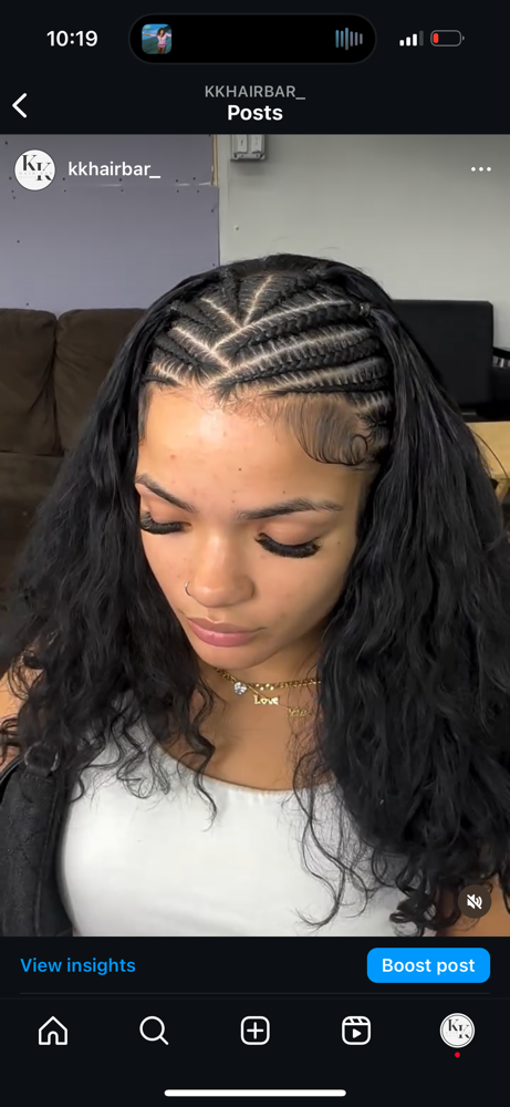 HALF BRAIDS