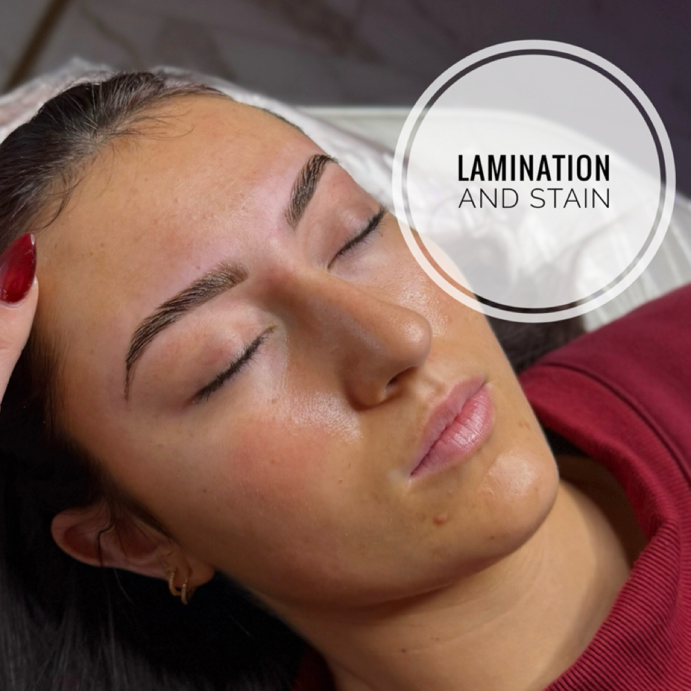 Lamination + Stain at Brianna Beach Pmu + Aesthetics in Okemah, OK