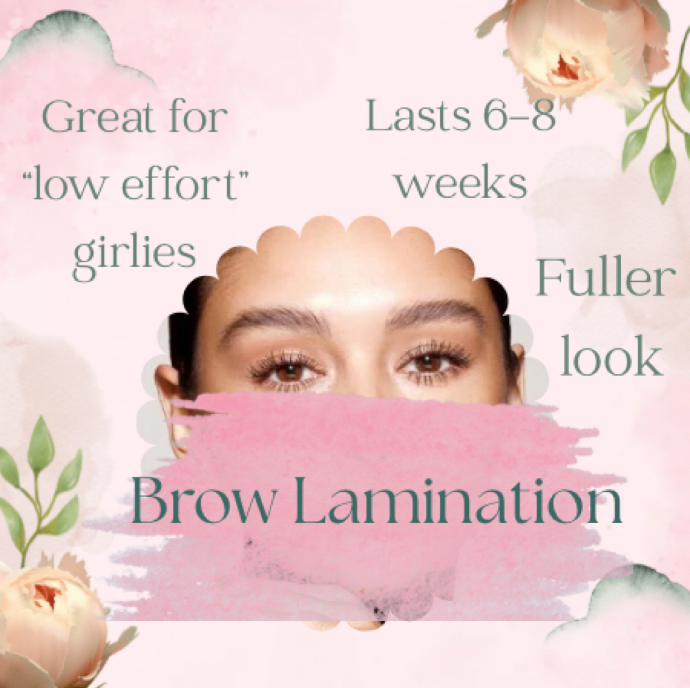 Brow Lamination at Evergreen Esthetics in LaVernia, TX