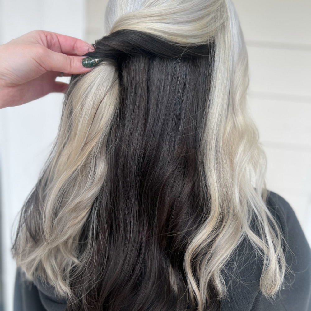 Block Color Natural With Cut at Elysie Rae Hair Studio in Kennesaw, GA