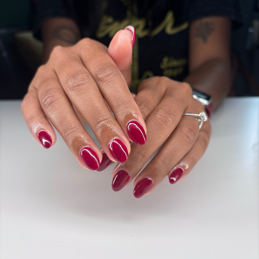 Builder Gel Manicure level 1 at Nadiya's in Dayton, OH
