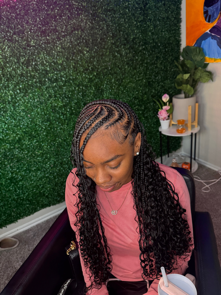 Lemonade Knotless Braids 💙