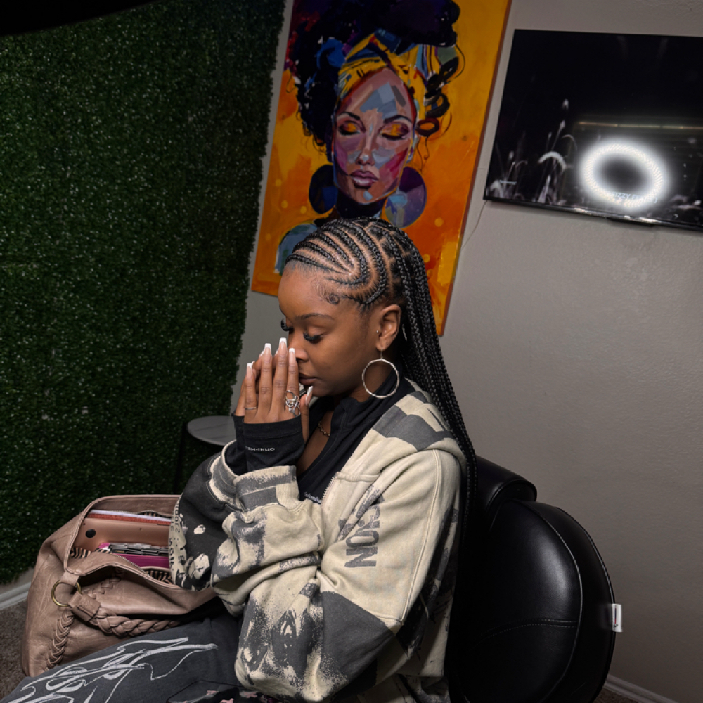 Lemonade Knotless Braids 💙 at DejBraids in Denton, TX