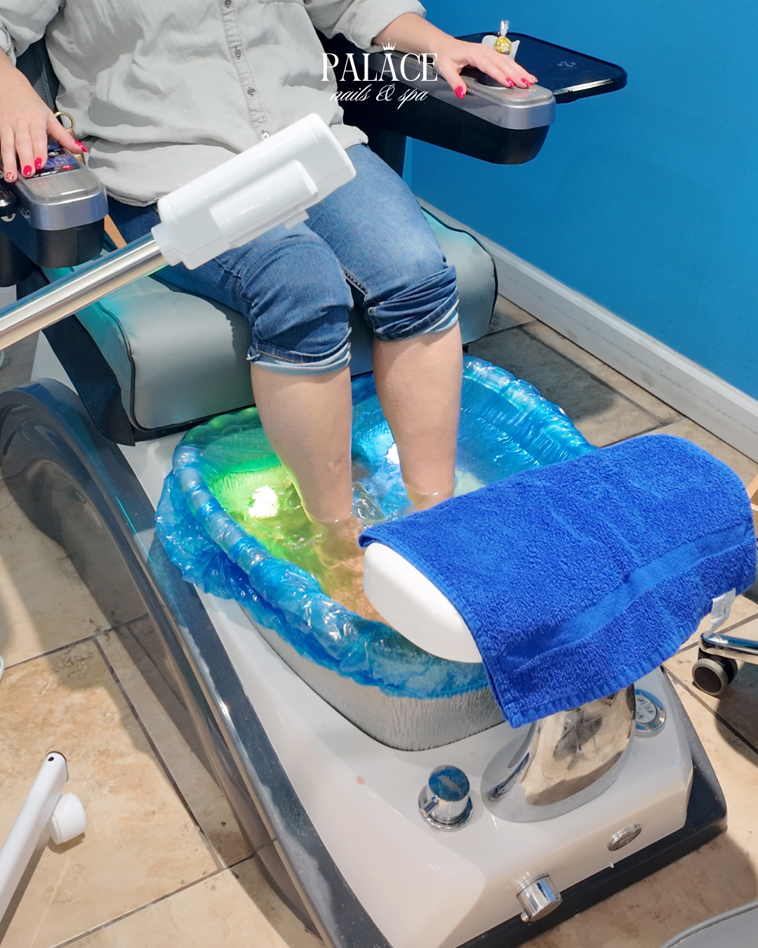 Serenity Pedicure at Palace Nail Spa in Merrillville, IN