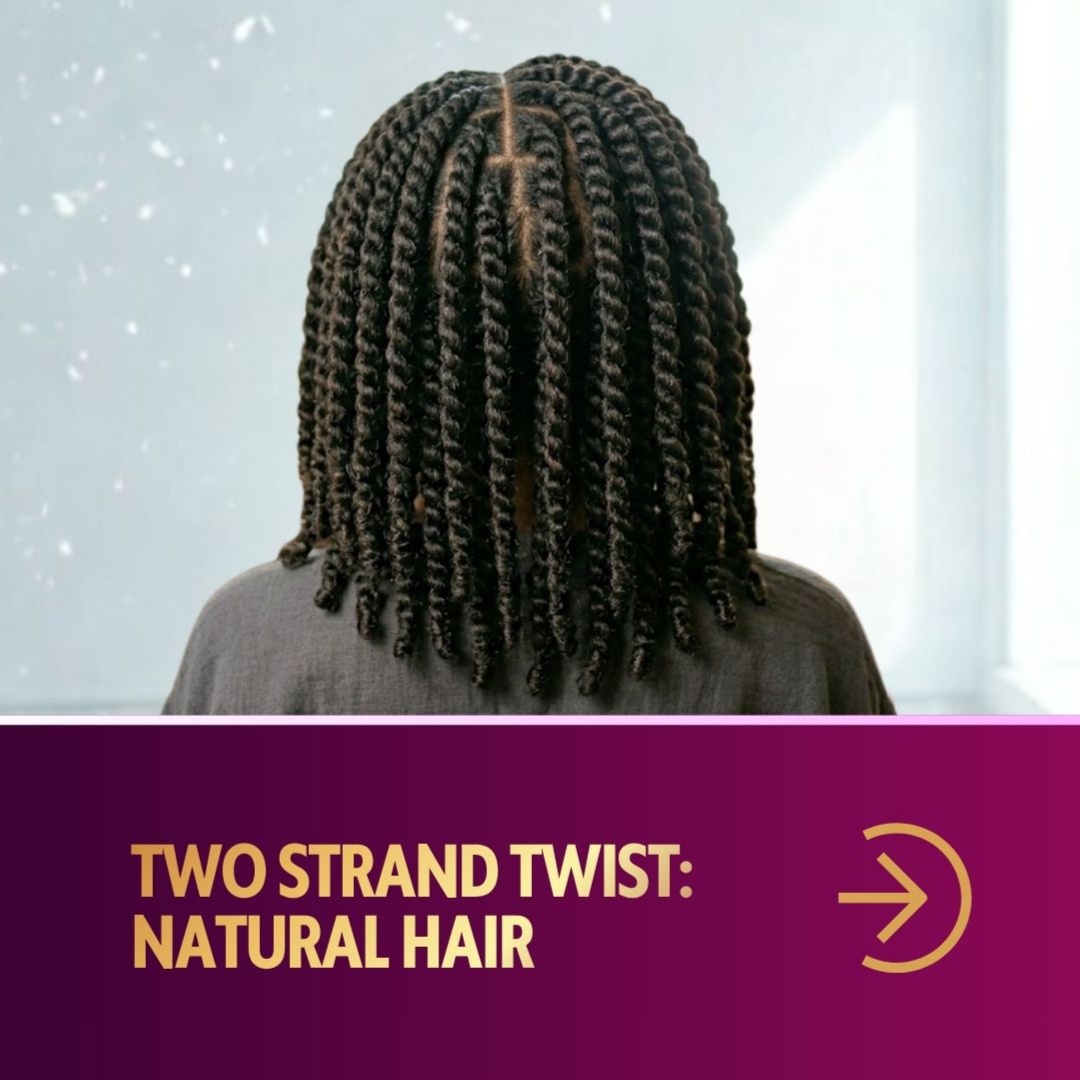 Two Strand Twist Natural Hair at Her Mane Therapy in Lewisville, TX