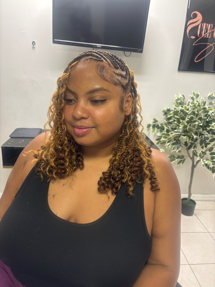 Short Fulani Lemondae Braids