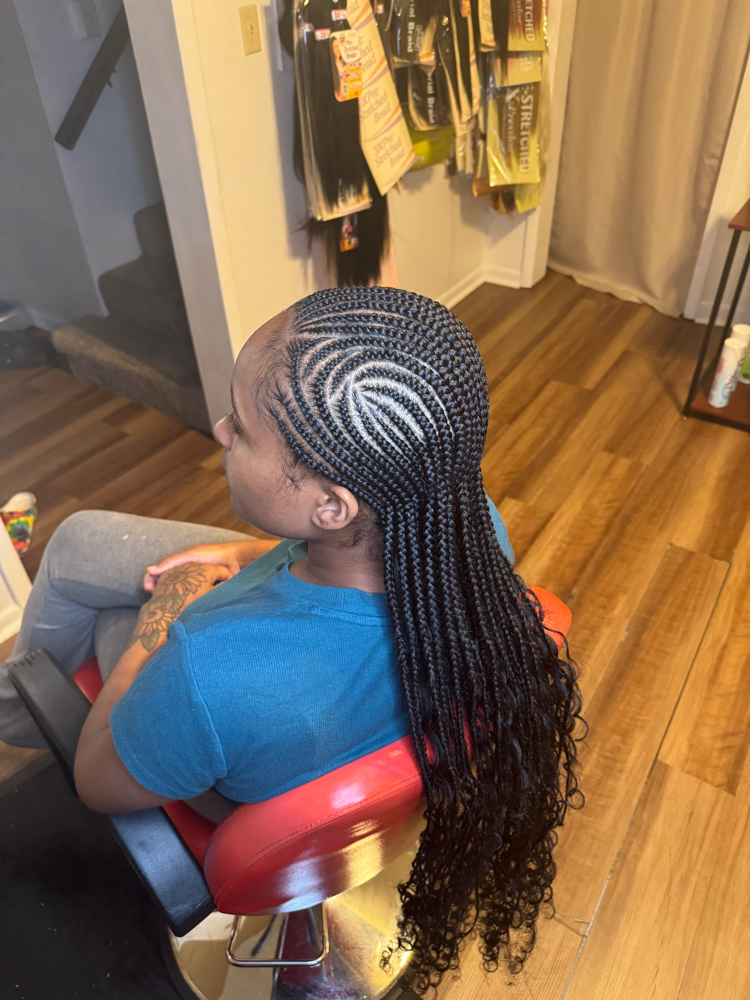 Small Feed Ins To The Back Curved
