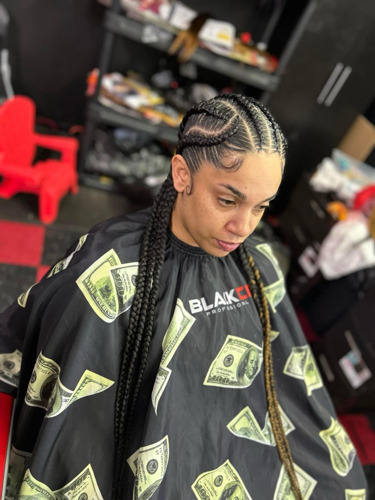4-7 Feed In Braids