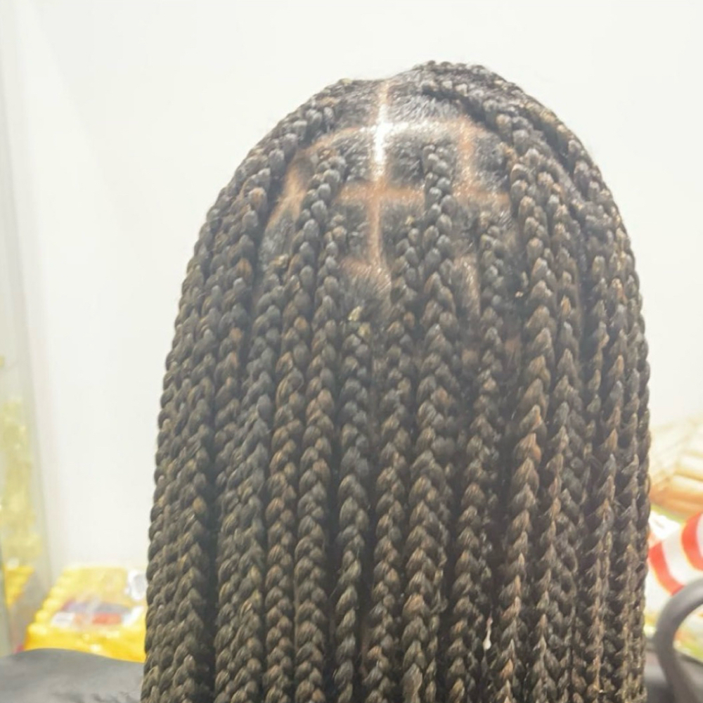 Knotless Box Braids (Medium) at Madame Jay Salon in Freeport, NY