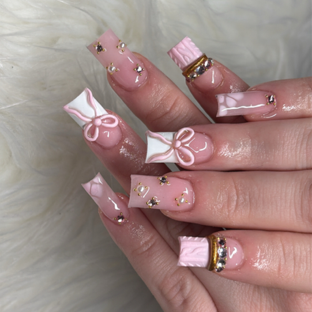 Medium Full Set ♡ at IcedBySRose in Hawthorne, CA