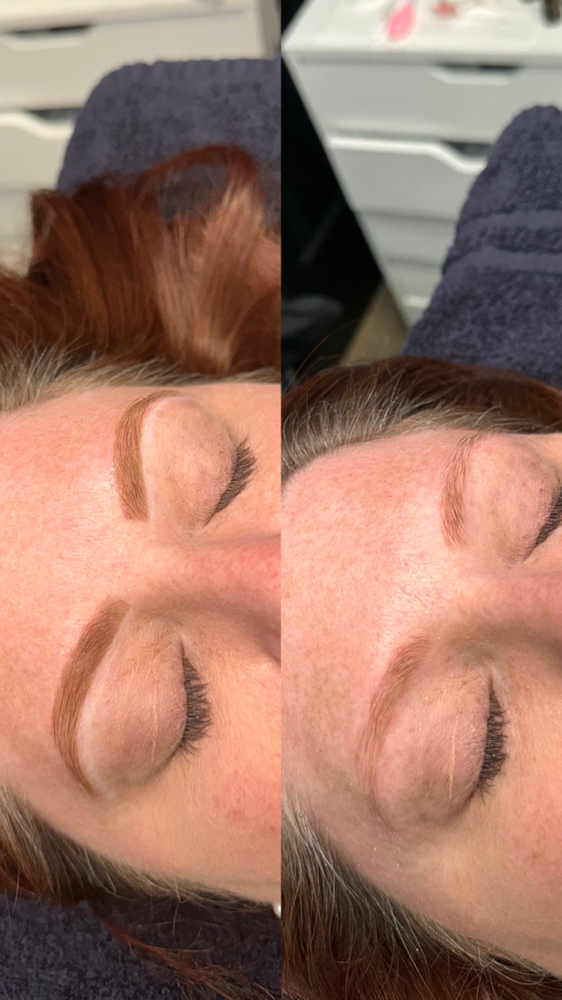 Brow tinting/stain