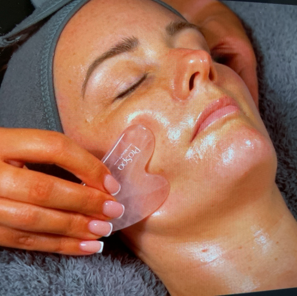 Gua Sha/ Jade Stone Facial Massage at Valencia Muscular Therapy in San Antonio, TX